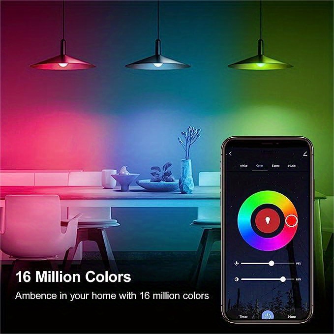 1pc gu10 smart spot light bulb compatible with alexa google home smart life app 5w wifi led track light bulbs rgbcw color changing no hub required details 1