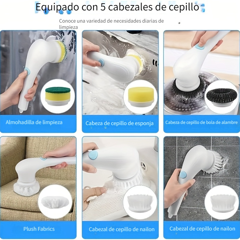  1 Cepillo para lavar Los Platos Rellenable y 3 Cabeza de  Reemplazo de Esponja, Cepillo de Limpieza de Cocina con Dispensador de  Jabón, Esponja Cepillo, Scrubber Cepillos de Cocina, Cepillo de