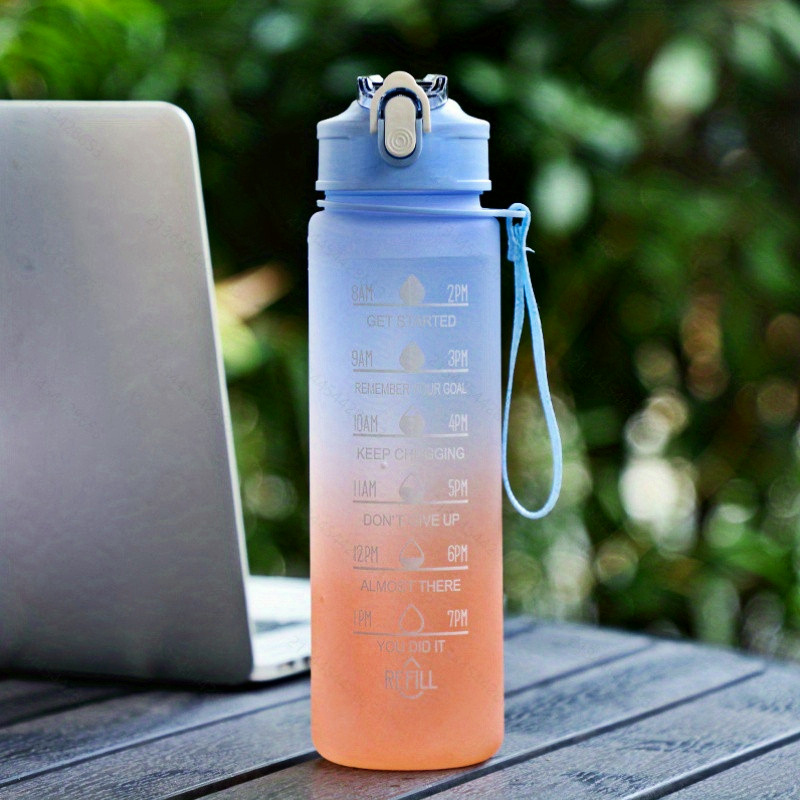 900ml Water Bottle - Stay Hydrated and Motivated On-the-Go