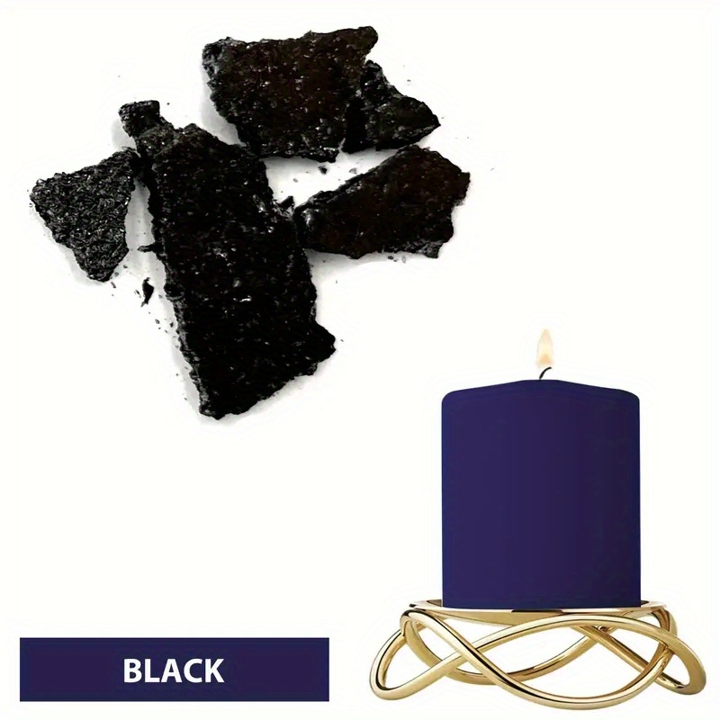 Charcoal Black Candle Dye Flakes