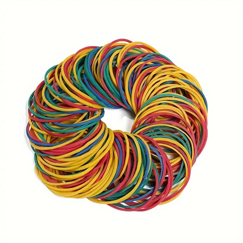 100 Pcs Colorful Rubber Bands