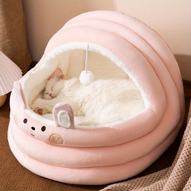 Cozy Cat Nest Four Seasons Universal Cat Bed Semi enclosed Temu