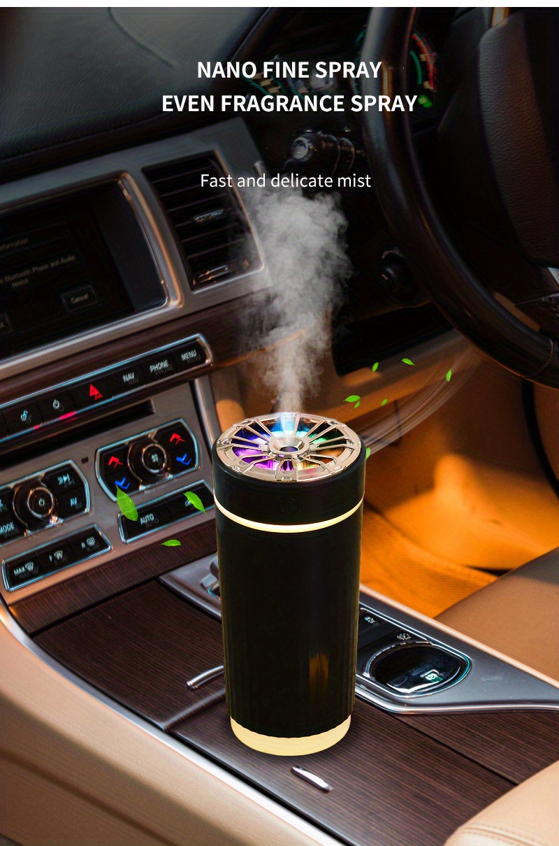1pc portable mini air humidifier 270ml usb desktop diffuser ultra quiet aromatherapy essential oil perfect for car bedroom office small appliance bedroom accessories details 4