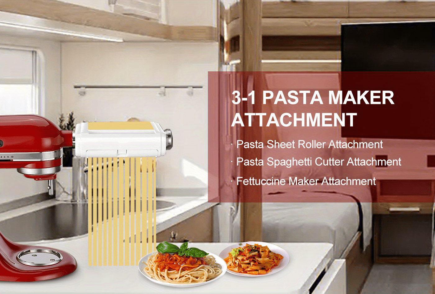 KitchenAid Residential Plastic Pasta Press Attachment at