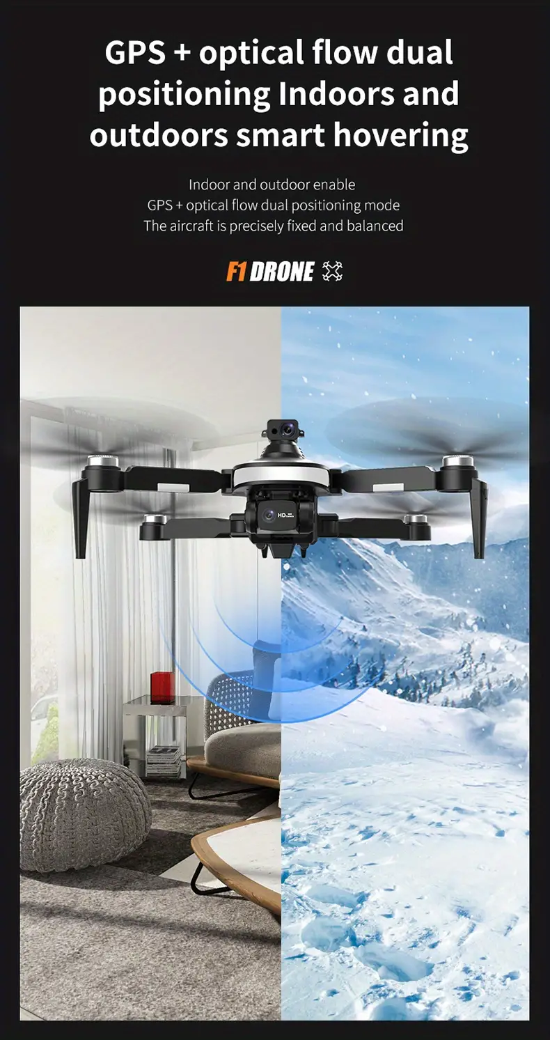 2023 latest version f1 wifi drone with gps brushless motor anti shake gimbal adjustable 4k hd dual camera version laser obstacle avoid sensor drones details 6