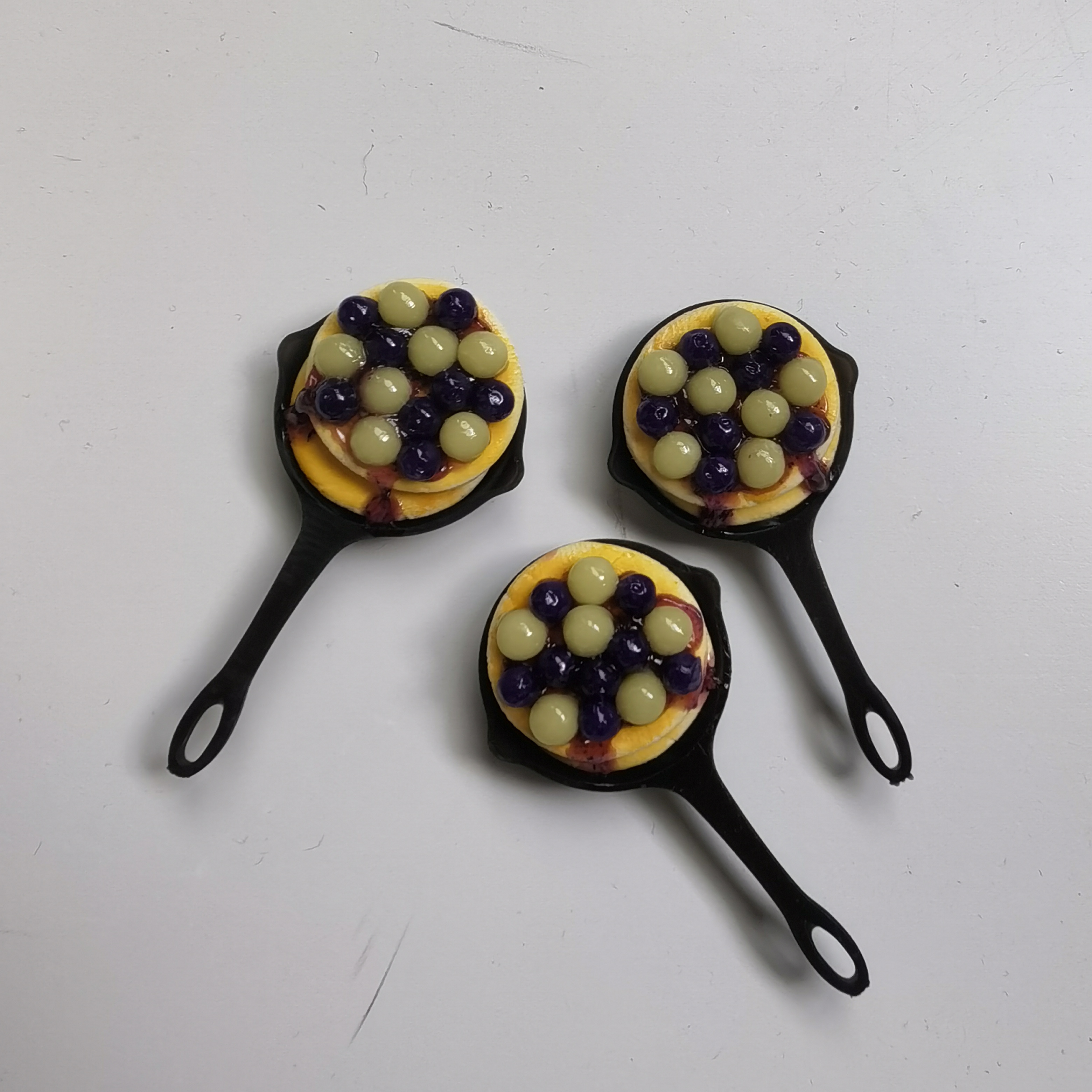 Vintage Enameled Cast Iron Aebleskiver Pan