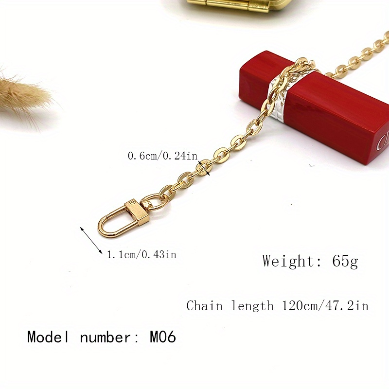 Metal Chain Bag Strap Replaceable Detachable Shoulder Bag Strap