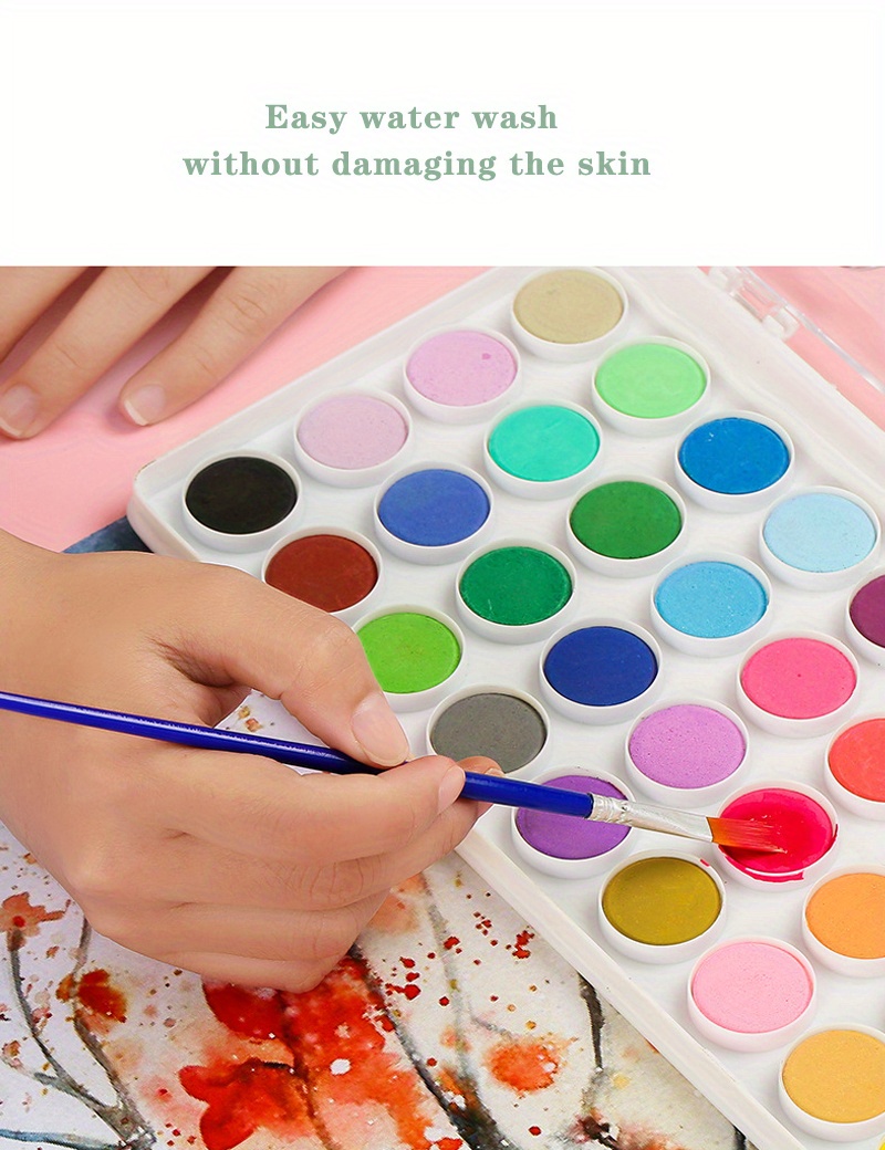 Beginner Painting 12 color 21 color Solid Watercolor Paint Temu Australia