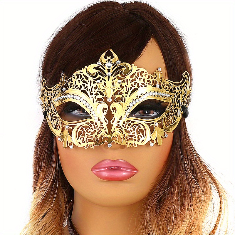 Gold Filigree Masquerade Mask