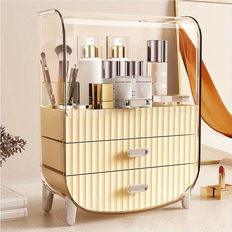 Cosmetic Storage Box Desktop Acrylic Dressing Table Sink Care Product Shelf  Bathroom Makeup Organizer 1/2/3 Layers Storage Rack - AliExpress