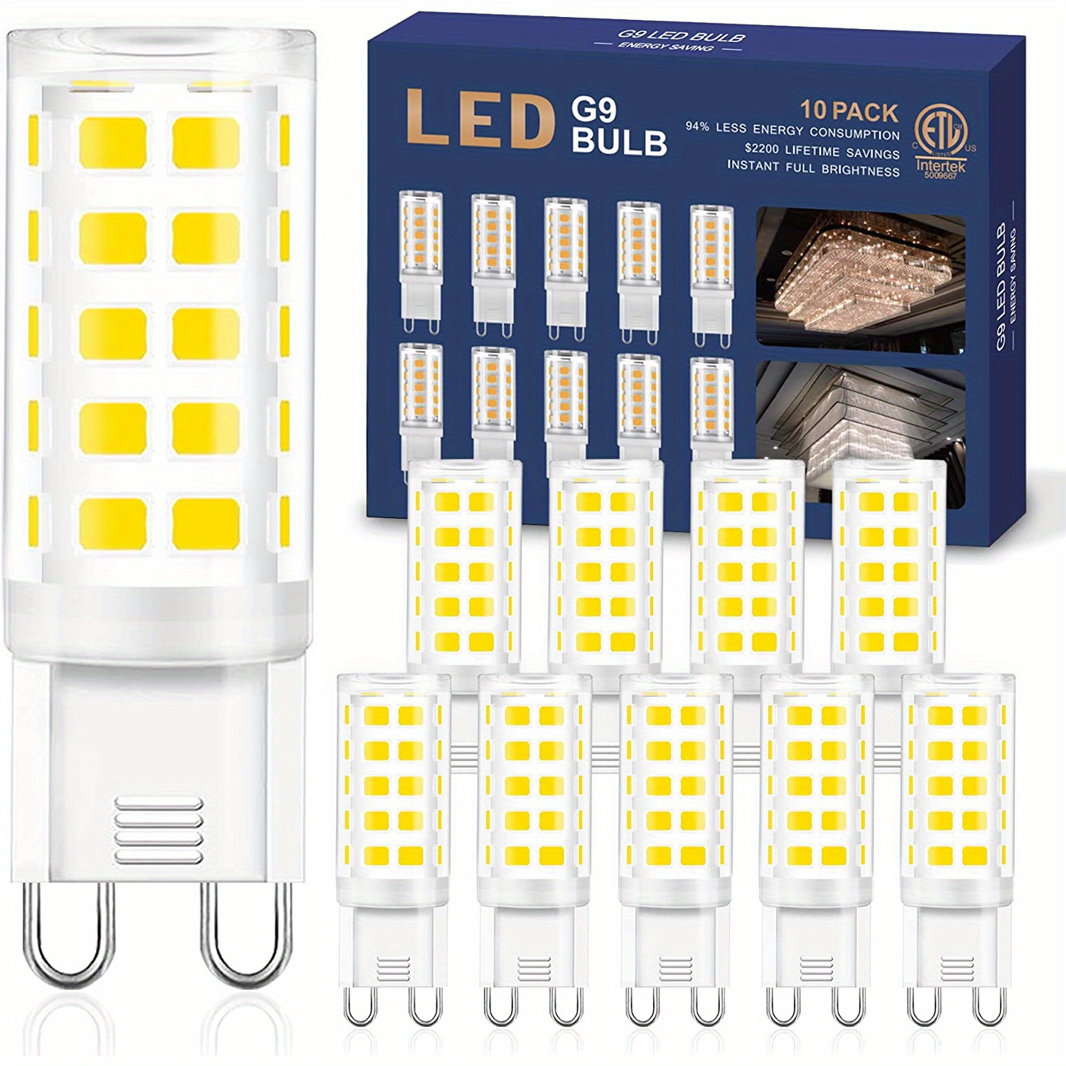 G9 Led Bulb Dimmable 4000k Natural Daylight T4 G9 - Temu