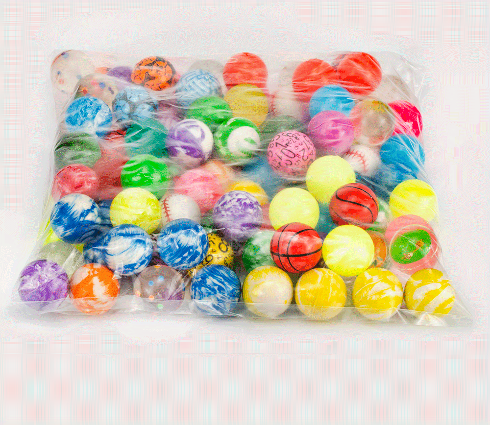 10 pezzi assortiti palline rimbalzanti colorate calcio sfuso modello misto  palline rimbalzanti alte per bambini bomboniere premi regali di compleanno