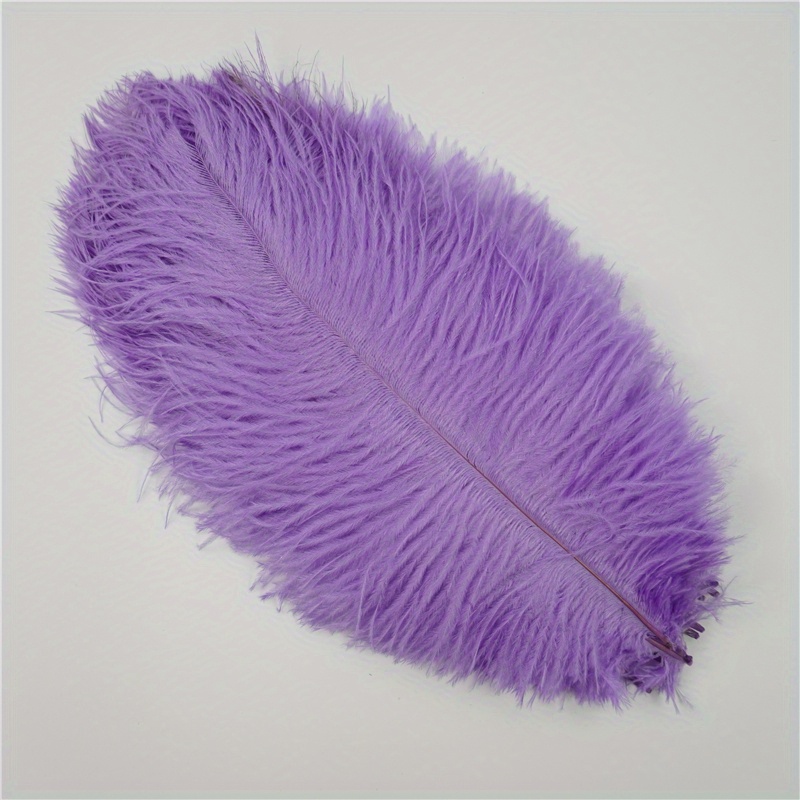 10Pcs Natural Purple Ostrich Feather 15-75cm Wedding Christmas Decor DIY  Feather