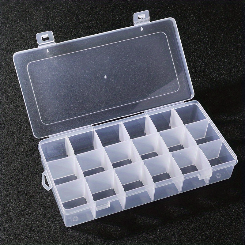 Plastic Compartment Storage Box Adjustable Divider - Temu