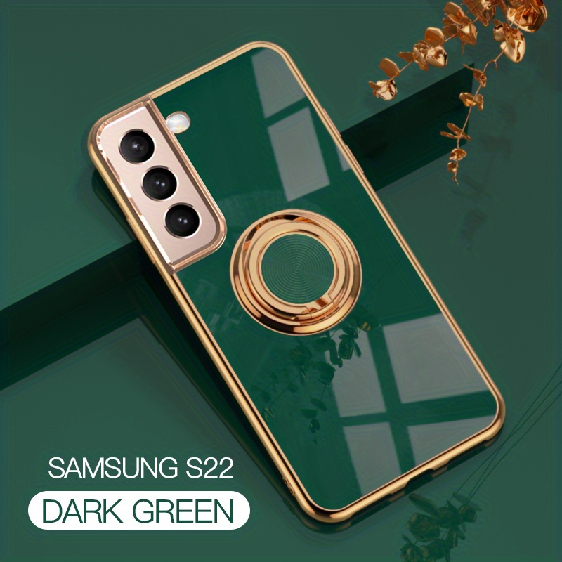 Funda espejo Samsung Galaxy S22 5G con anillo giratorio - Dealy