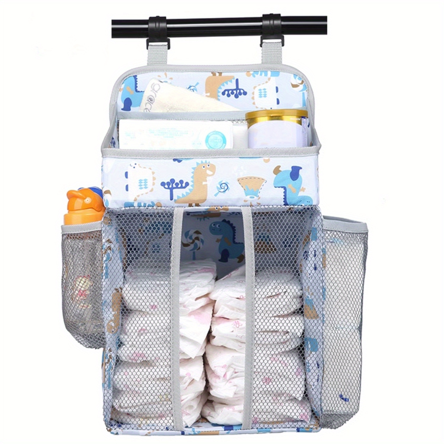 Organizador de bolsillo para cuna de bebé, bolsa de almacenamiento