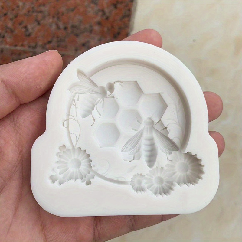 Honey Bee Chocolate Mold, 3d Silicone Mold, Honeycomb Candy Mold