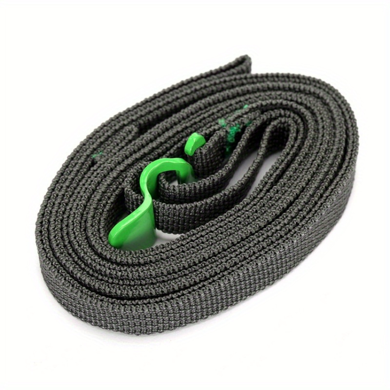 1pc Green Outdoor Luggage Binding Belt Double-Locking Buckle Type Travel  Bag Packing Safety Strap, Cargo Strapping, Tightening Rope