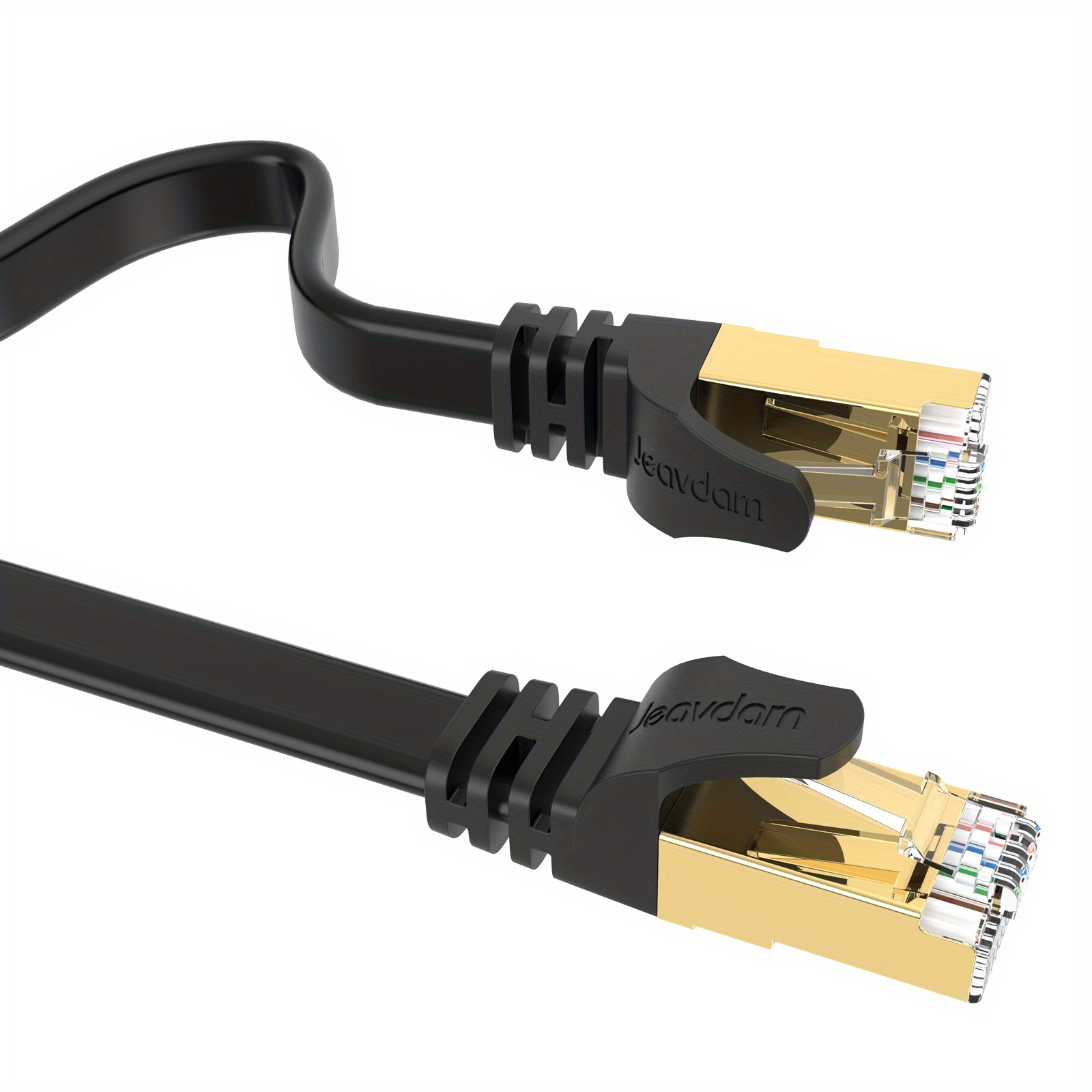 Câble Ethernet RJ45 Cat 8.1 40Gbps Blindé Plaqué Or 1m - Audiophonics