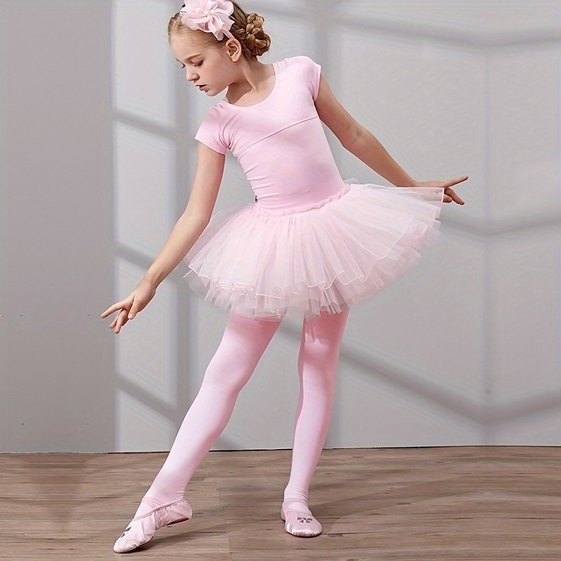 tanzdunsje Medias de ballet Medias de baile con patas Estiramiento para  niños pequeños Niña Mujer,Blanco XS: : Moda