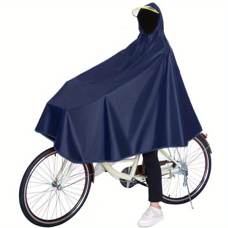 bicycle poncho electric bike riding hat for men women rain proof cloak for outdoor travel hiking adult cycling