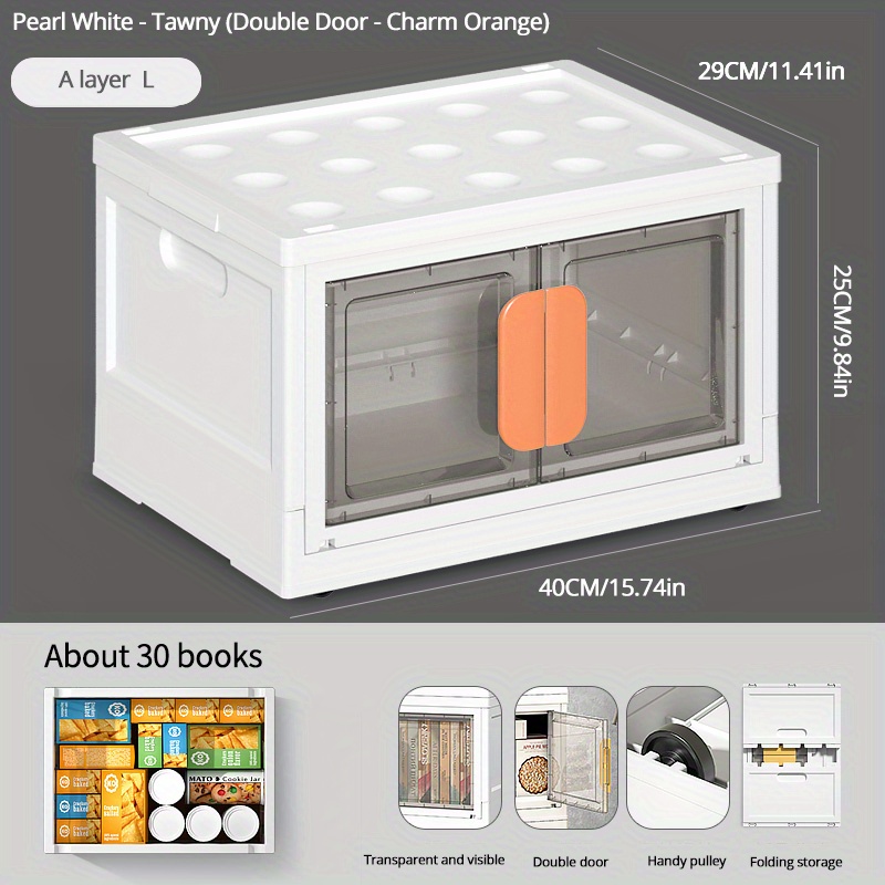 Folding Storage Box Storage Cabinet Storage Cabinet - Temu