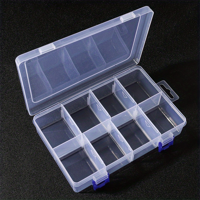 Plastic Compartment Storage Box Adjustable Divider - Temu