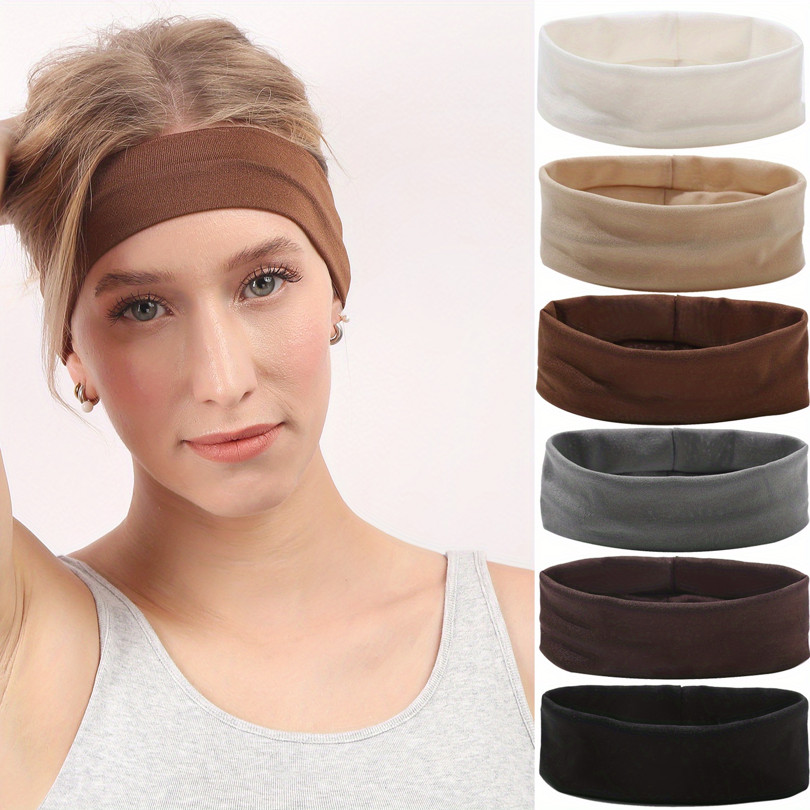 Headband,Bandeau Cheveux Femme,8 Pièces Bandeau pour Cheveux