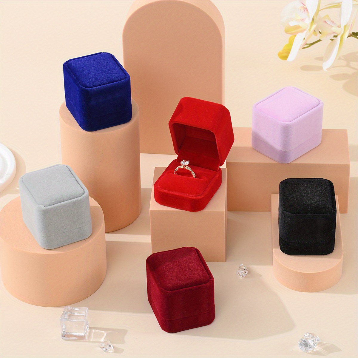Velvet Jewelry Gift Box  Wholesale Earring Boxes