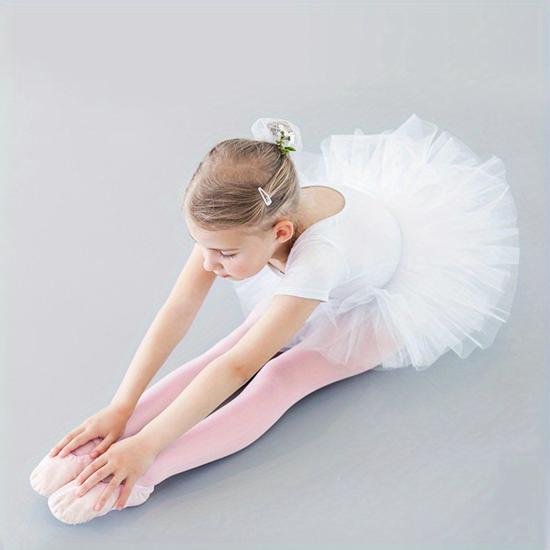 1/2 calcetines de baile de ballet profesional para niñas y niños con suela  antideslizante, mallas bonitas con patas de alta elasticidad, medias ajusta