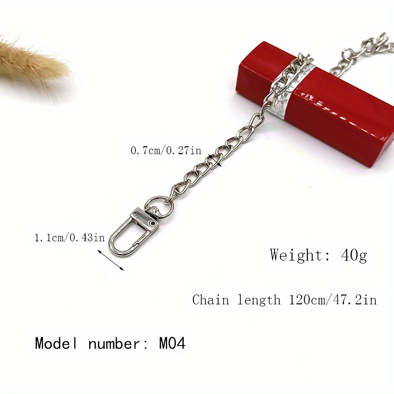 Metal Chain Bag Strap Replaceable Detachable Shoulder Bag Strap