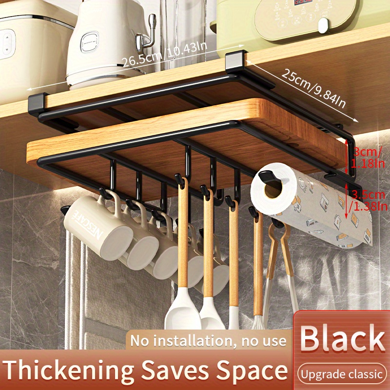 Stainless Steel Kitchen Storage Rack Cabinets Shelf Wall Hanging Storage  Holder Chopping Board Rack Wine Glass With Hook - AliExpress