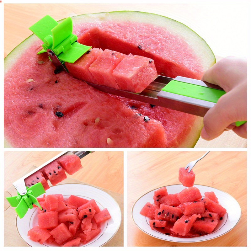 1pc 304 Stainless Steel Watermelon Slicer, Multifunctional And