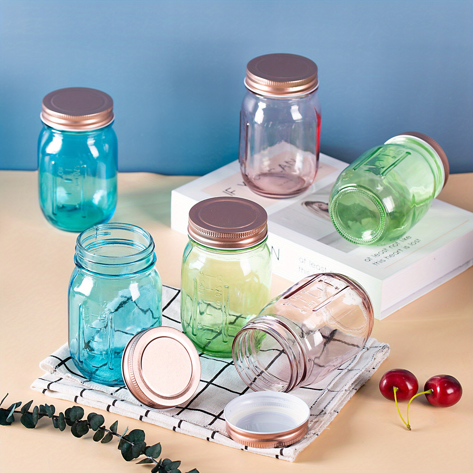 Glass Mason Jars (set of 2)