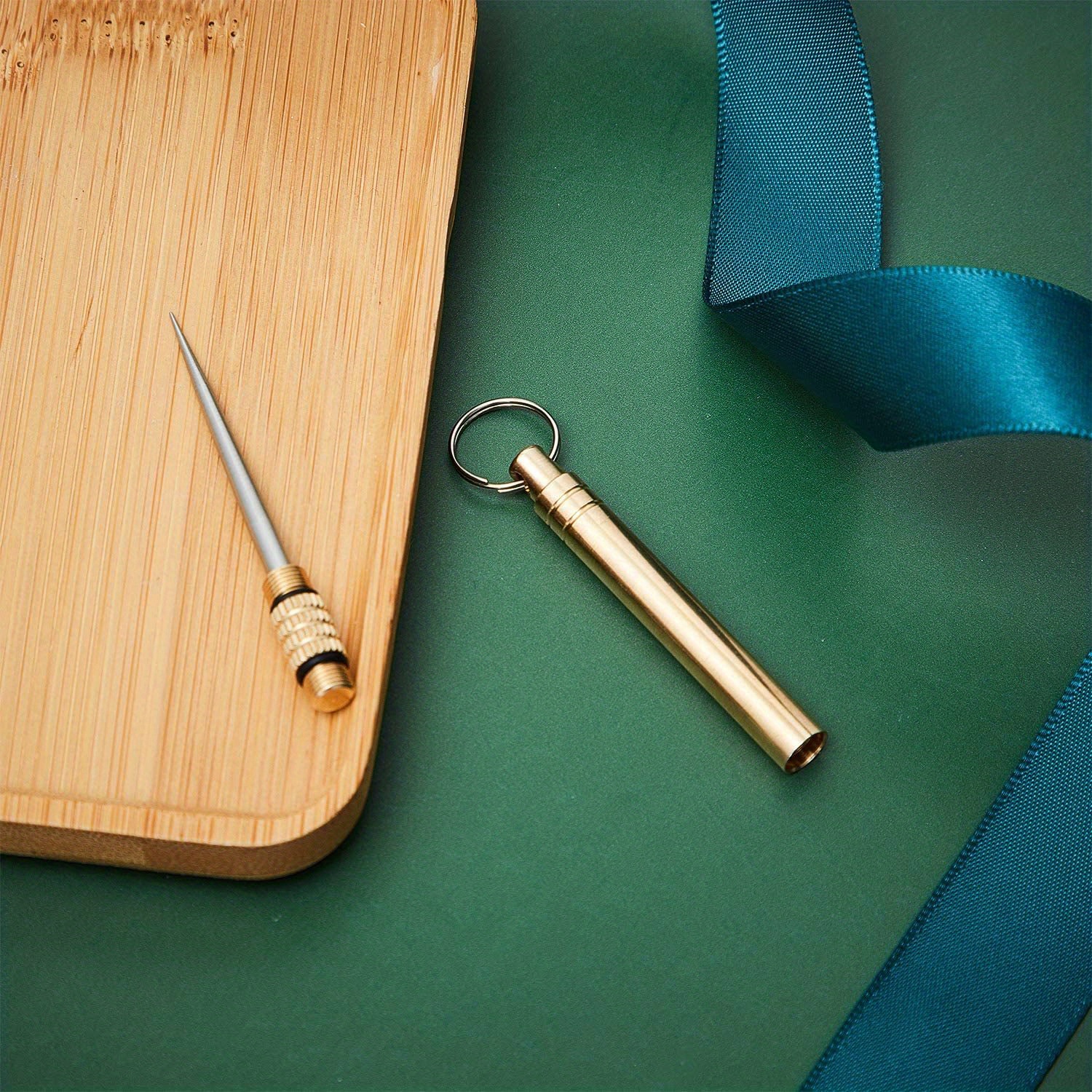 Portable Toothpicks Keychain Metal Holder Perfect Outdoor Temu