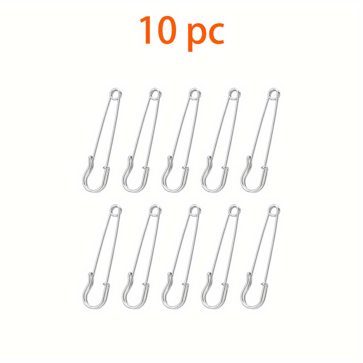 1~10PCS Safety Pin Health And Safety Stainless Steel Diy Clothing Sewing  Supplies Pins Sewing