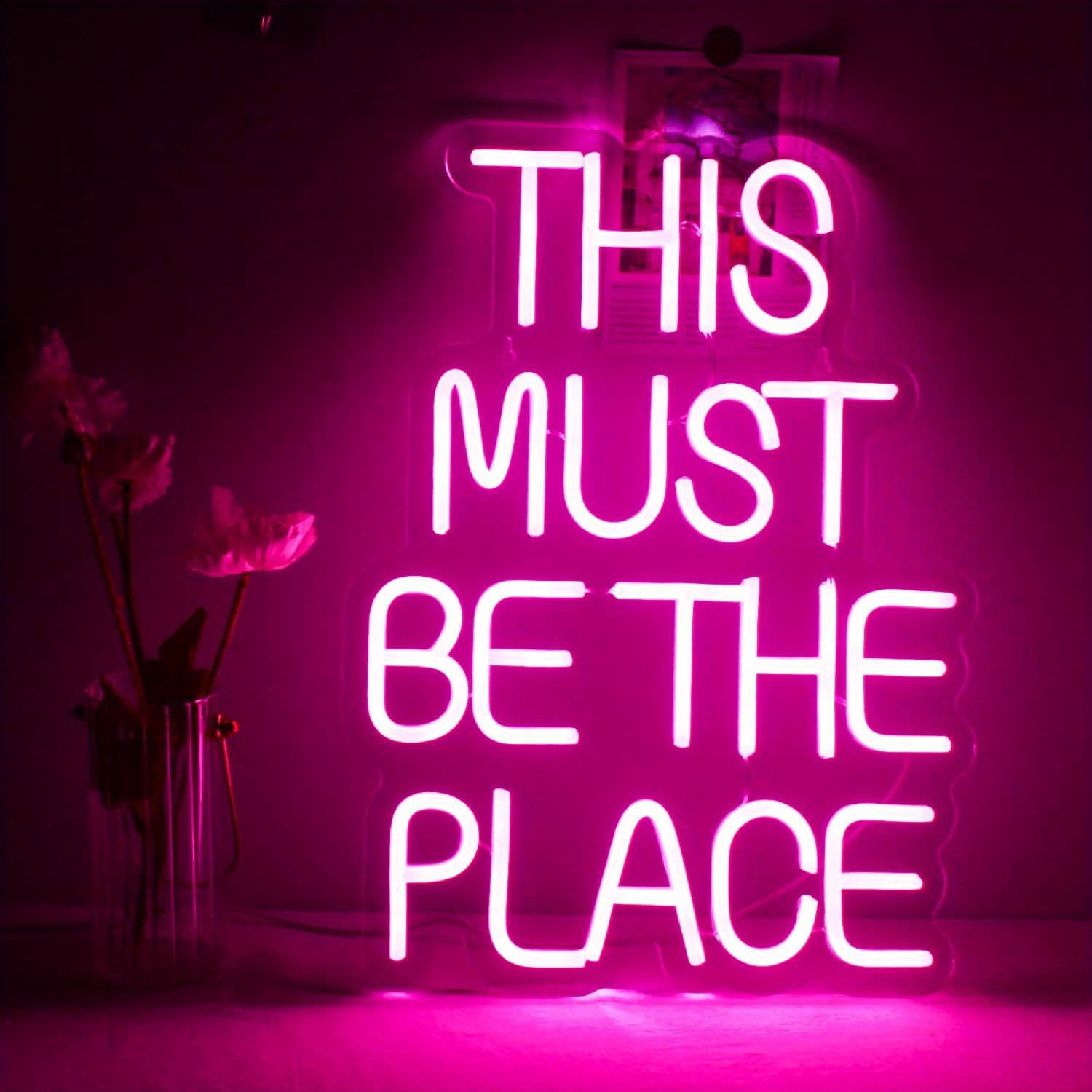 Must Neon Light Wall Decoration Lettering Neon - Temu