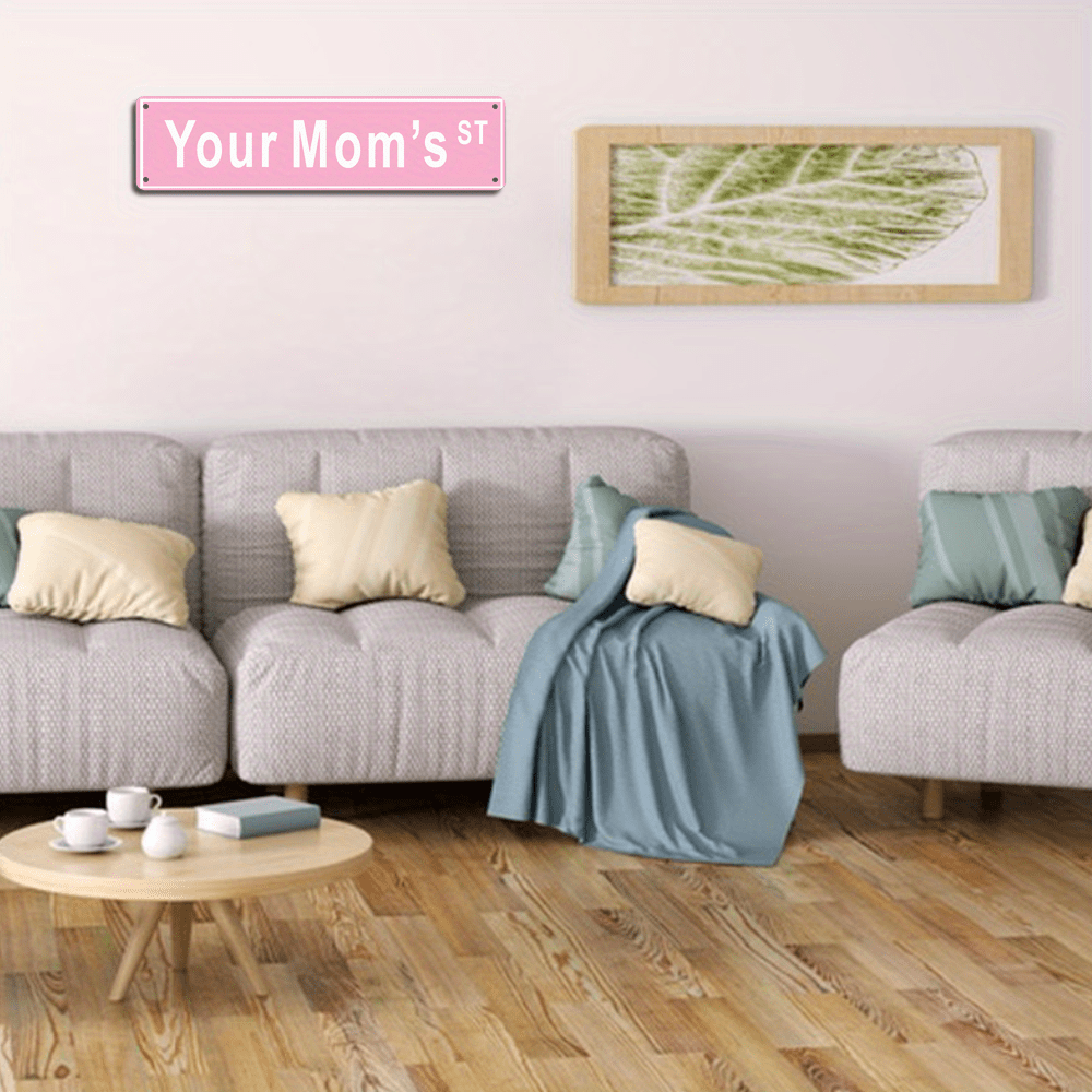 Your Mom Street Sign Y2k Room Decor Aesthetic Funny Signs - Temu