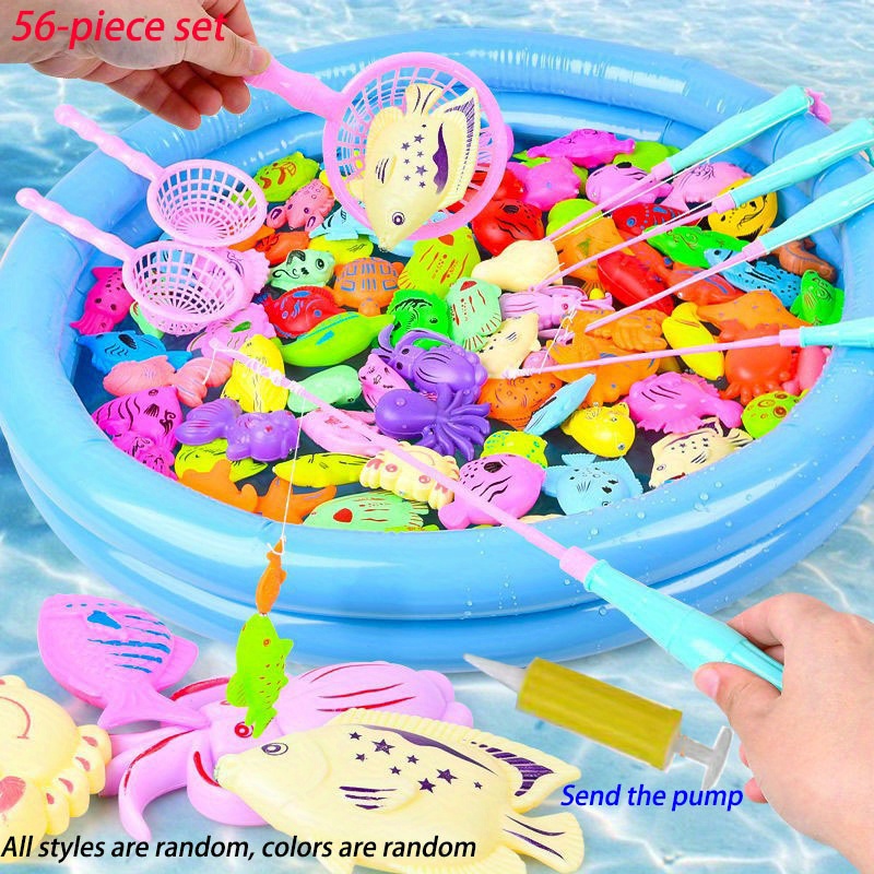 Kids Magnetic Fishing Toy Pool Set Parent child Educational - Temu