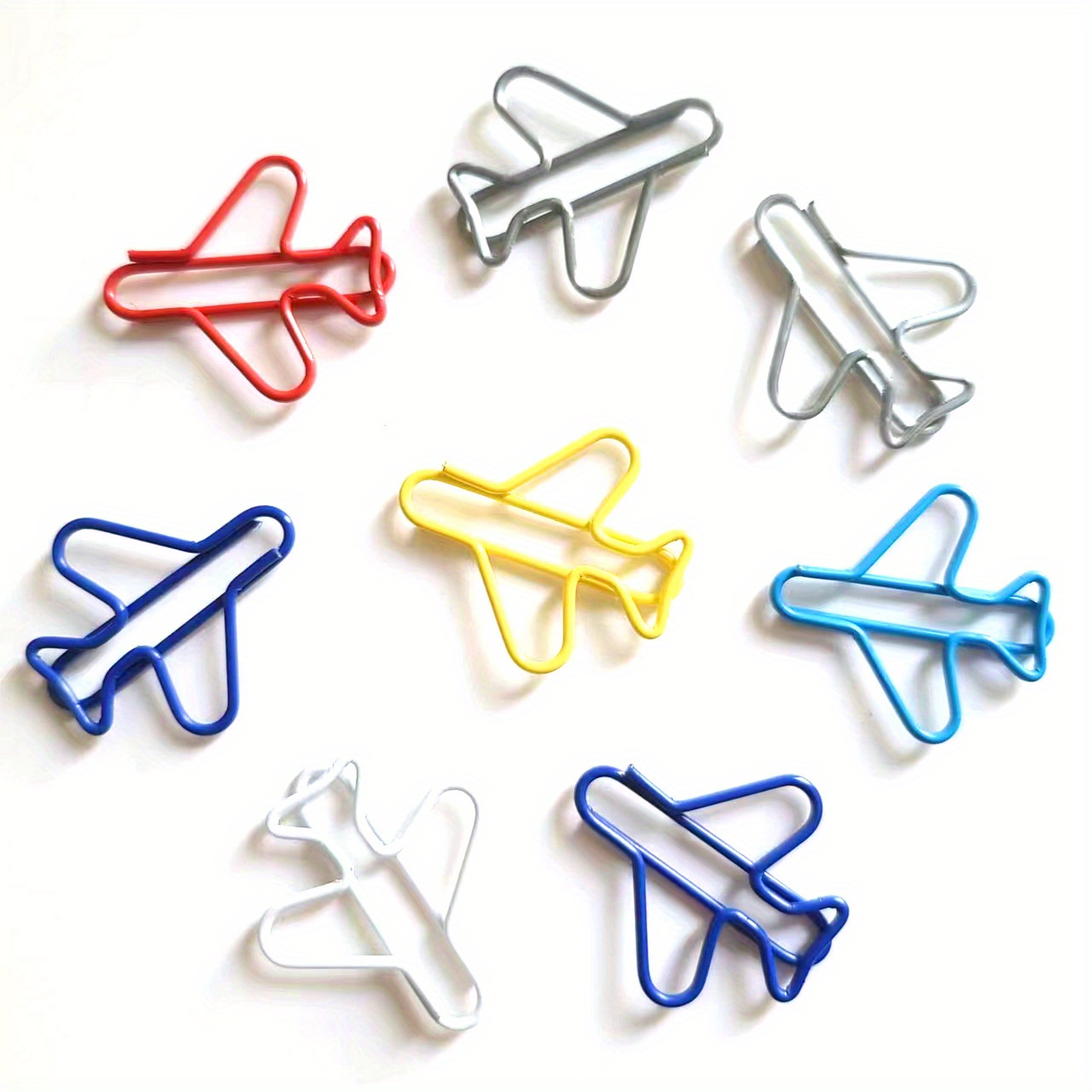 Airplane Plane Paper Clips Multi Colors Clip School Office Temu Australia