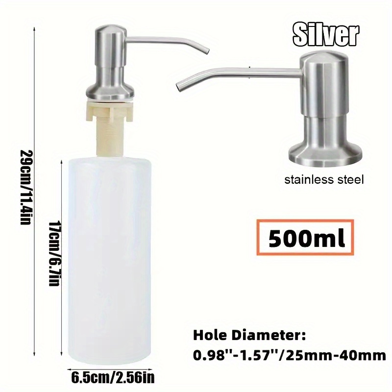 Soap Dispenser For Kitchen Sink Soap Dispenser With - Temu Portugal