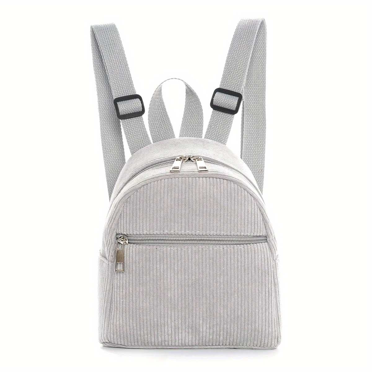 Kids Mini Corduroy Solid Backpack Schoolbag