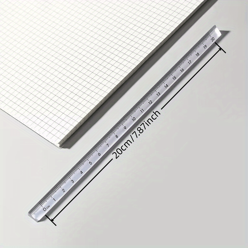 Transparent Rulers Perfect For Drawing Measuring Temu