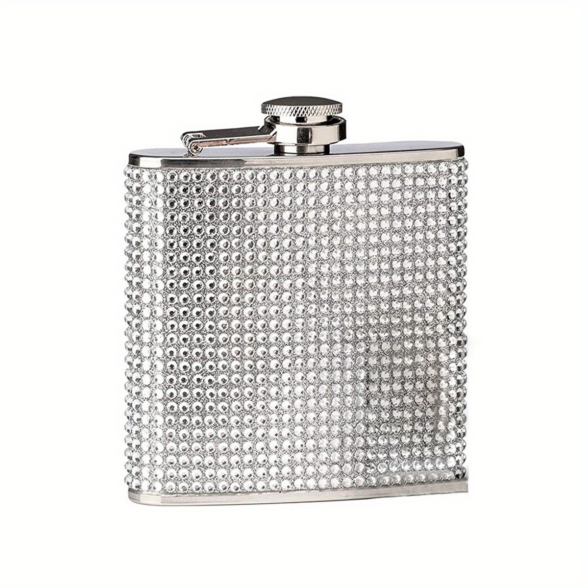 Studded Hip Flask Stainless Steel Liquor Flask - Temu