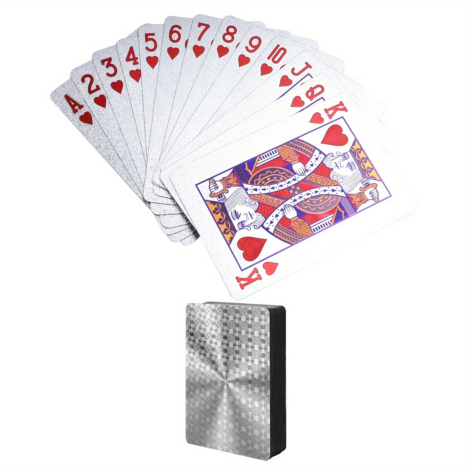 Cartes de poker en plastique de haute qualité, résistantes à l'eau, bord  doré transparent, jeu de famille, dragon, cadeau préféré, L412, 1 jeu -  AliExpress