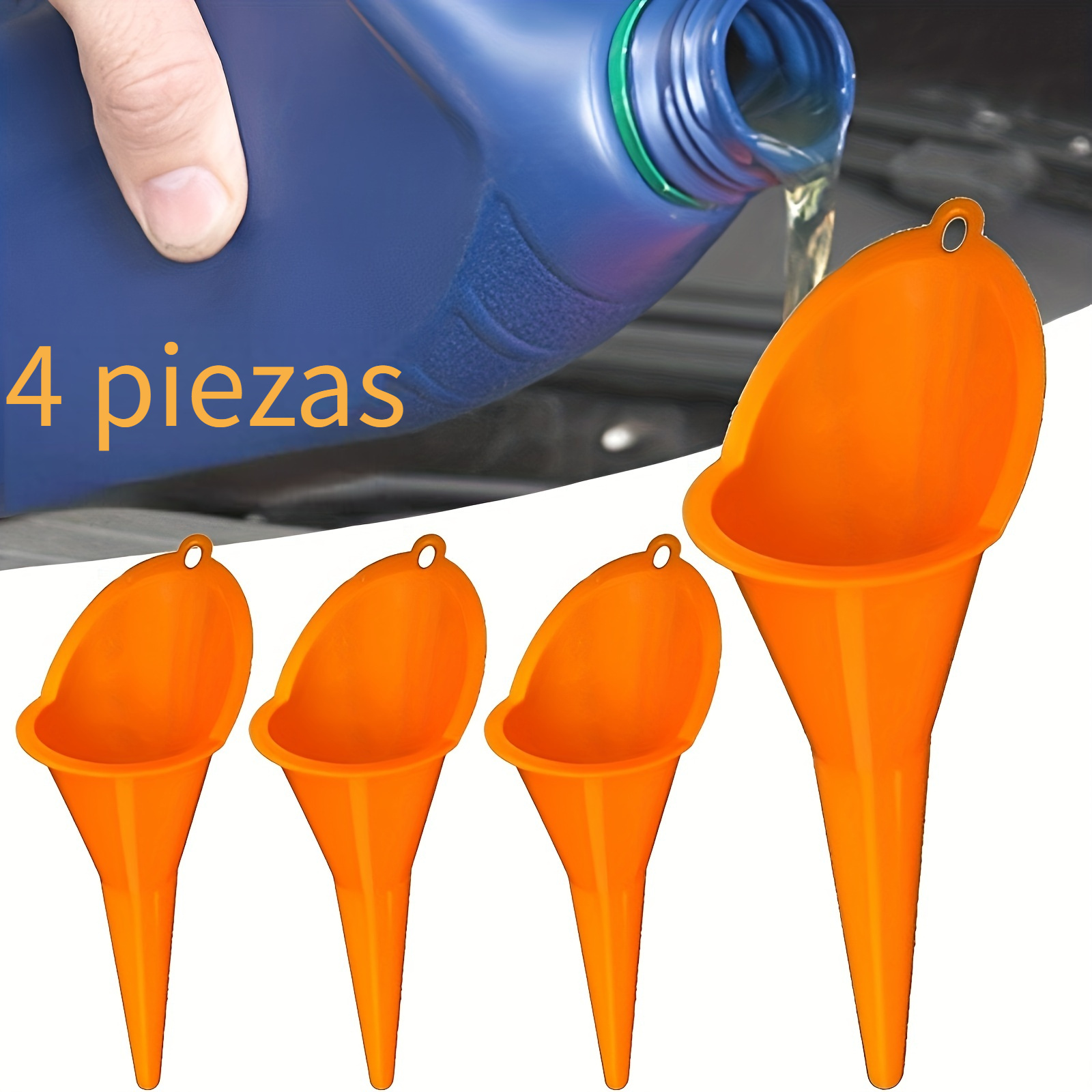 Kit de gasolina de 3 embudo de aceite flexible para extensión de boquilla  de malla de extensión