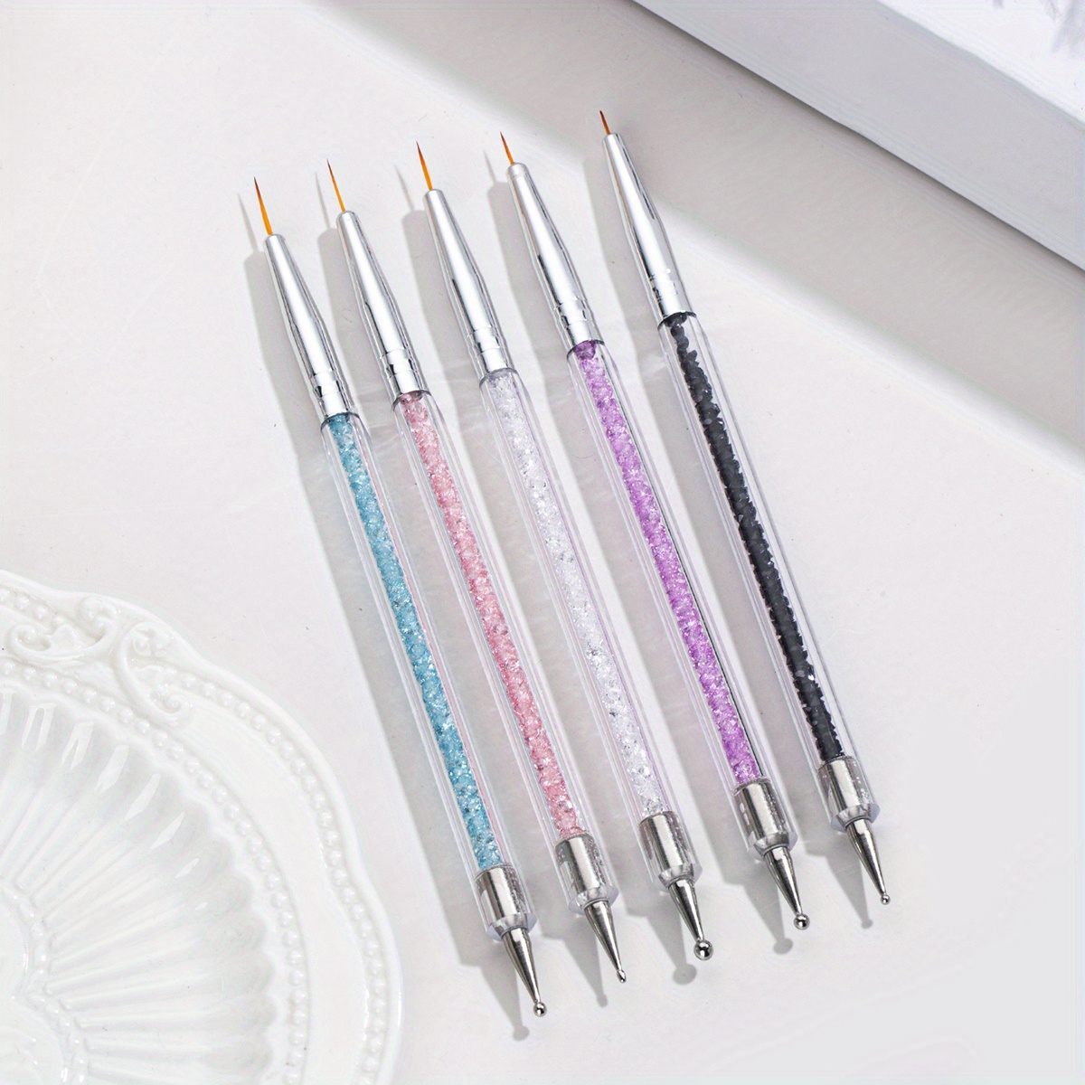 Nail Art Liner Brush Ultra-thin Line Drawing Pen Manicure Tool Tip Paint Pe  f2