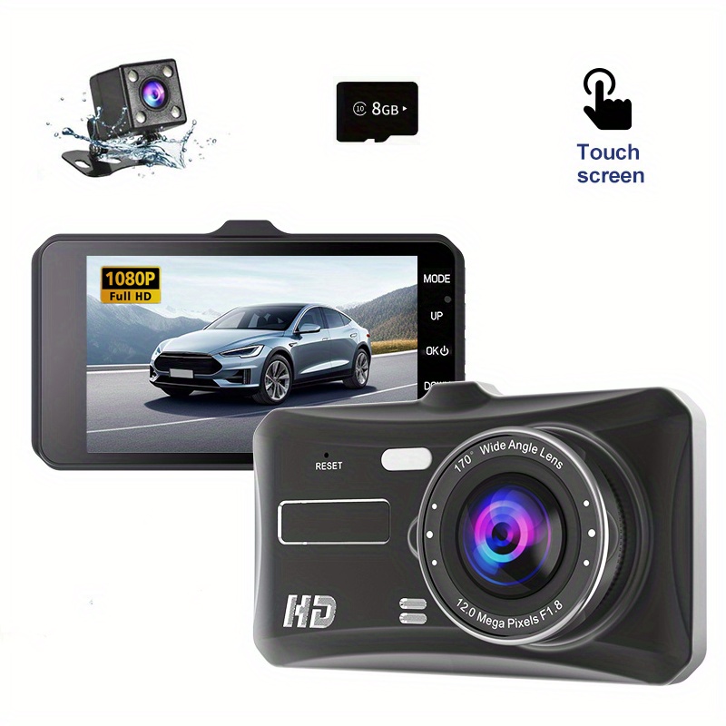 Dash Cams For Cars FHD 1080P 4 Lente Inalámbrica Grabación - Temu