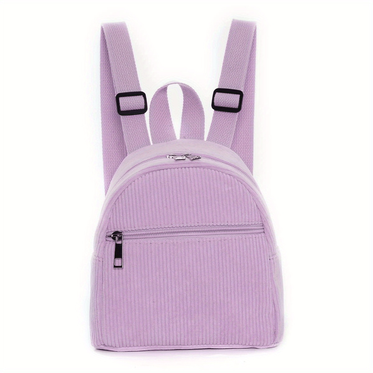 Kids Mini Corduroy Solid Backpack Schoolbag
