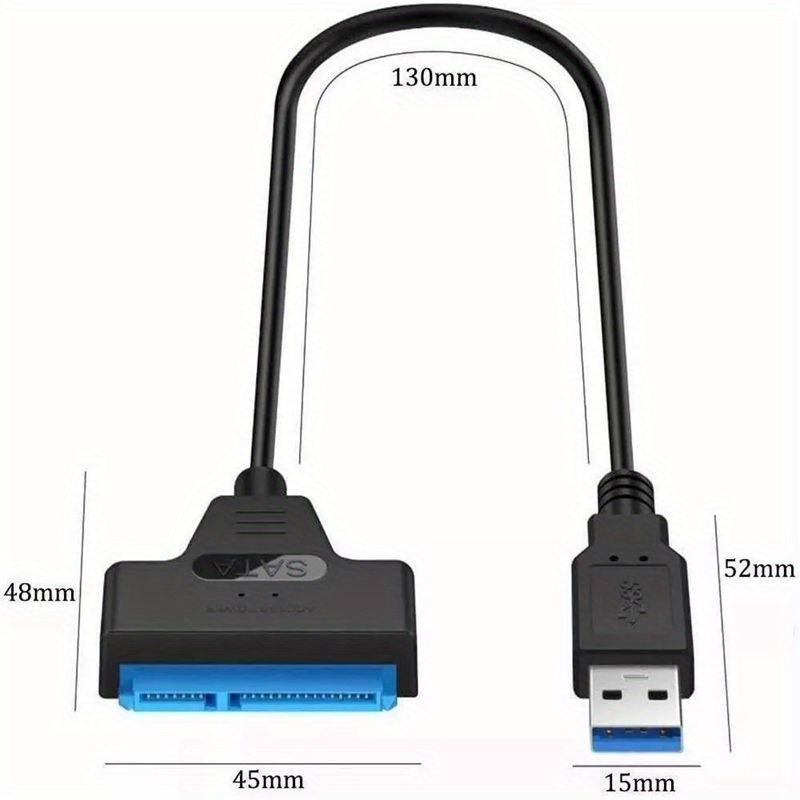 Boost Data Transfer Speed A Usb 3.0/2.0 Sata Cable External - Temu